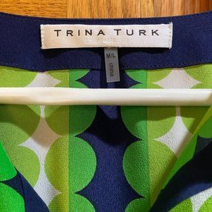 Trina Turk Theodora Silk Caftan Dress